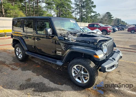 2020 Jeep Wrangler Unlimited Sahara z USA, uszkodzony, nr VIN 1C4HJXEN1LW325349